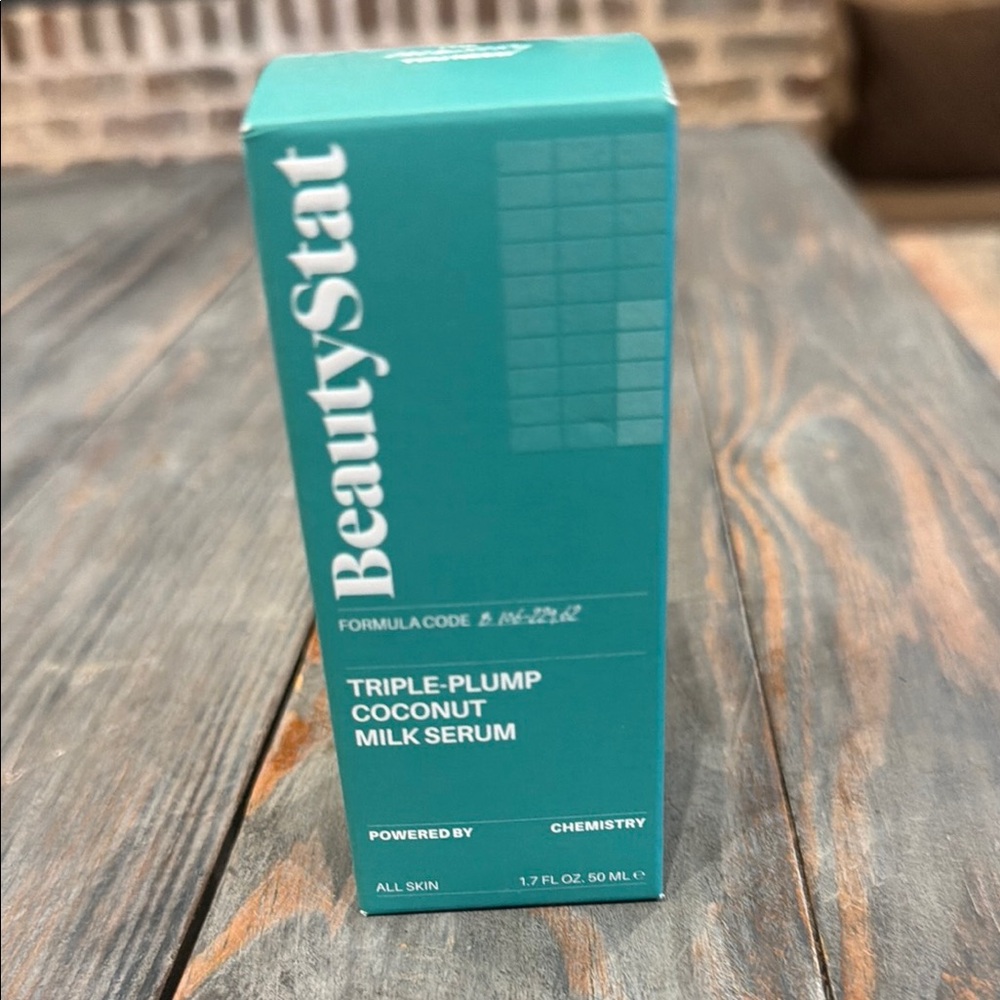 BeautyStat Triple plump, coconut milk, serum NIB